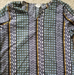 Van Heusen Xl Patterned Blouse